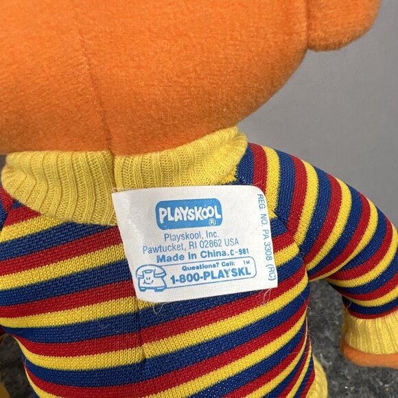 Sesame Street Ernie & Bert Plush, 11" Playskool, 1984. CLEAN & Washable - Picture 3 of 12